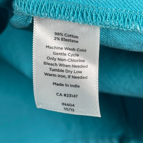 NEW Talbots Skirt Womens 4 petite blue denim pencil preppy casual - Picture 4 of 7